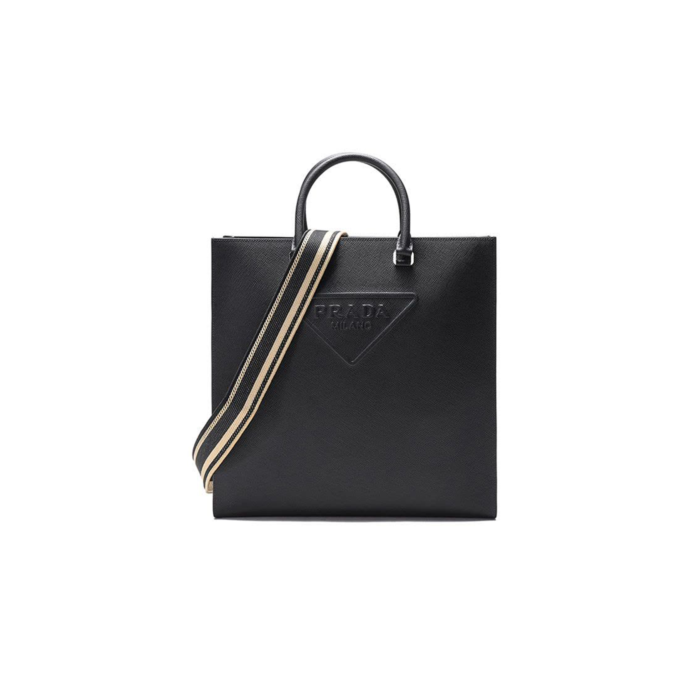 Pra*a tote bag in saffiano leather 2vg084 (37*37*9cm)